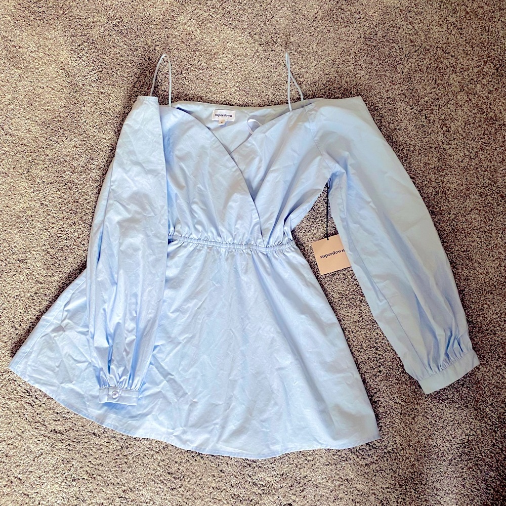 Superdown Cold Shoulder Dress Small NWT